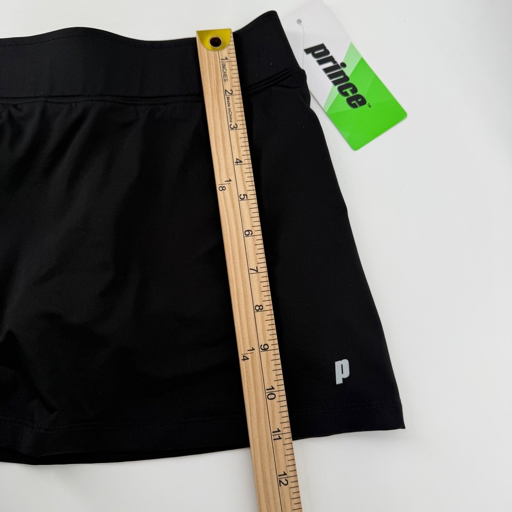 Prince Kids Black Athletic Skort Size S 8 9 Tennis Golf Running Activewear‎ - Picture 5 of 7